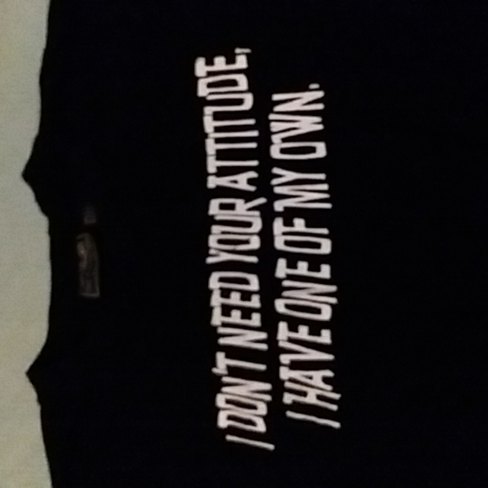 Tshirt with attitude